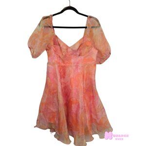 Pink Flowy Dress